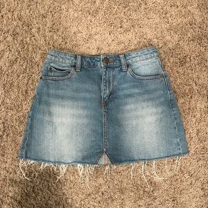Urban Outfitters blue jean mini skirt